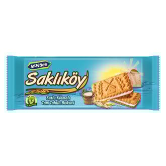 Saklıköy Sütlü Kremalı Bisküvi 100 g