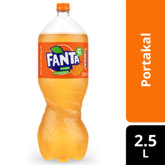 Fanta Portakal Aromalı Gazoz Pet 2,5 L 