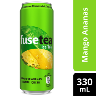 Fuse Tea Soğuk Çay Mango Ananas Aromalı İçecek Kutu 330 Ml 