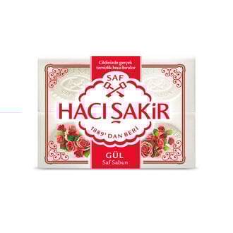 Hacı Şakir Gül Beyaz Kalıp Sabun 4X150 G 
